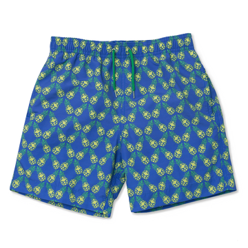 Geo-Tilted Pineapple Swim Shorts freeshipping - BUNKS | Swimming Shorts For Boys & Men