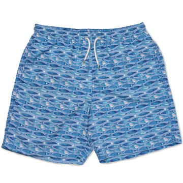 Swimming Fish Swim Shorts - Blue freeshipping - BUNKS | Swimming Shorts For Boys & Men