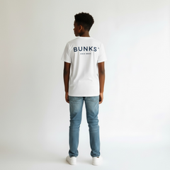 BUNKS Classic kids t-shirt white
