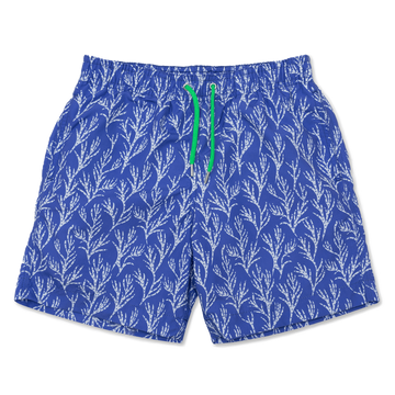 Seaweed Swim Shorts - Blue/White freeshipping - BUNKS | Swimming Shorts For Boys & Men