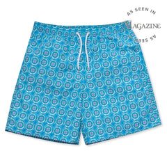 Mediterranean Tile Swim Shorts - Blue/Pink freeshipping - BUNKS | Swimming Shorts For Boys & Men