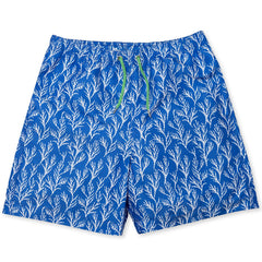 Seaweed Swim Shorts - Blue/White freeshipping - BUNKS | Swimming Shorts For Boys & Men